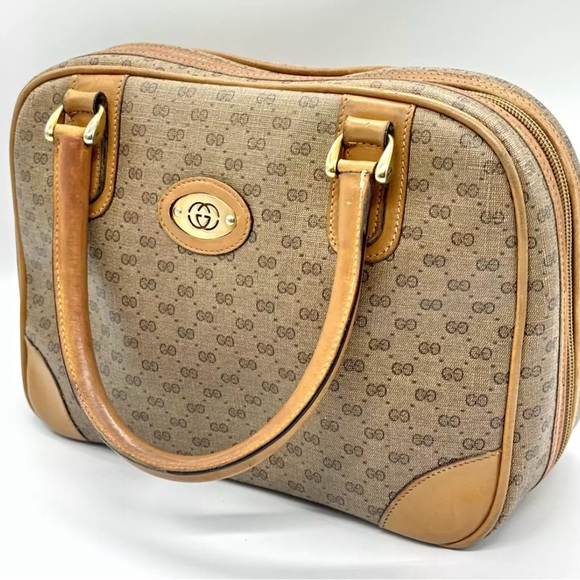 Gucci Handbag Vintage Micro Interlocking GG with COA - Picture 15 of 16